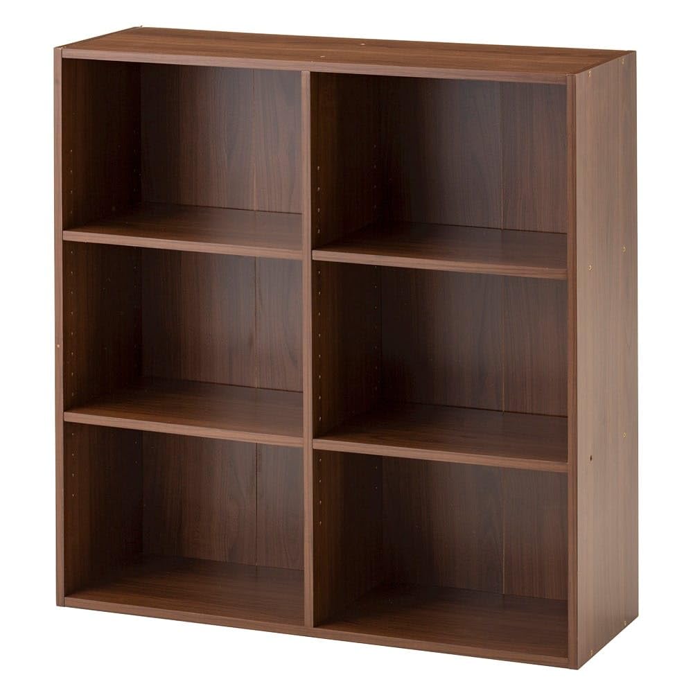 Amazon｜カインズ(CAINZ) カラーボックス 3段 ダブル 幅86.5cm 奥行